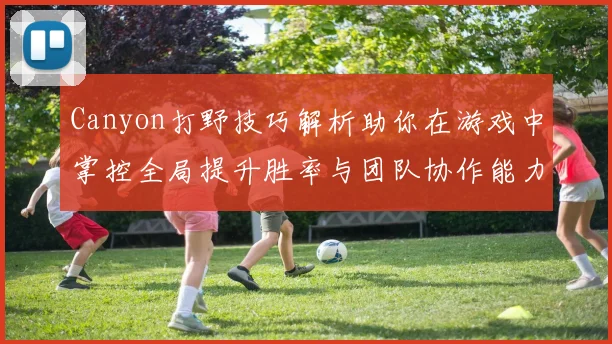Canyon打野技巧解析助你在游戏中掌控全局提升胜率与团队协作能力